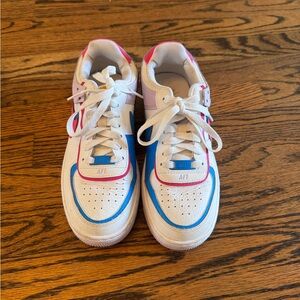 Women’s Nike Air Force 1 Shadow, 90s Multi-Color, Size 7.5